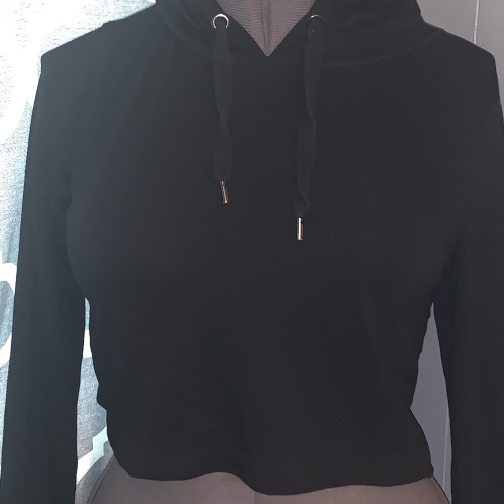 Crop top hoodie